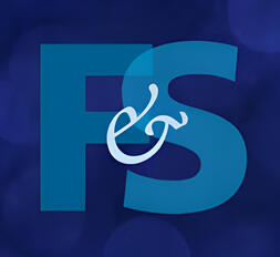 Untitled Frost and Sullivan logo with the F and S Alphabets next to each other